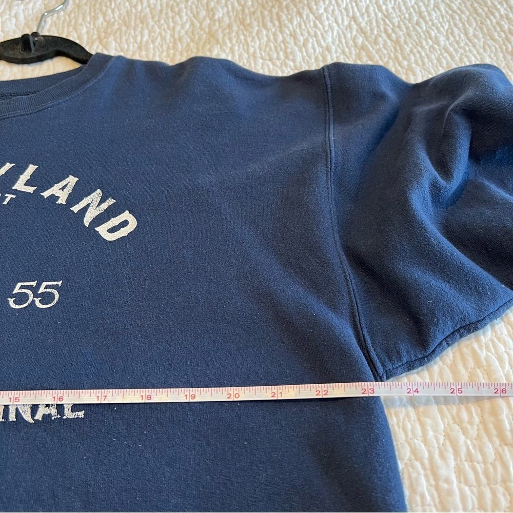✨ Disney Disneyland Blue Mickey Mouse Crewneck Sweatshirt Large - Picture 9 of 9